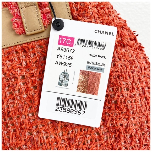 NWT Chanel Coco‎ Club Backpack Tweed - Picture 8 of 15